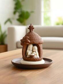 Thin Coconut Tree House Mold Silicone Mold Aromatherapy Candle Silicone Mold Butterfly Plaster Drip Glue Mold Suitable For DIY Friends Gifts, Silicone Resin Mold Used For Fragrant Wax, Homemade Soap, Polymer Clay And Gypsum Crafts