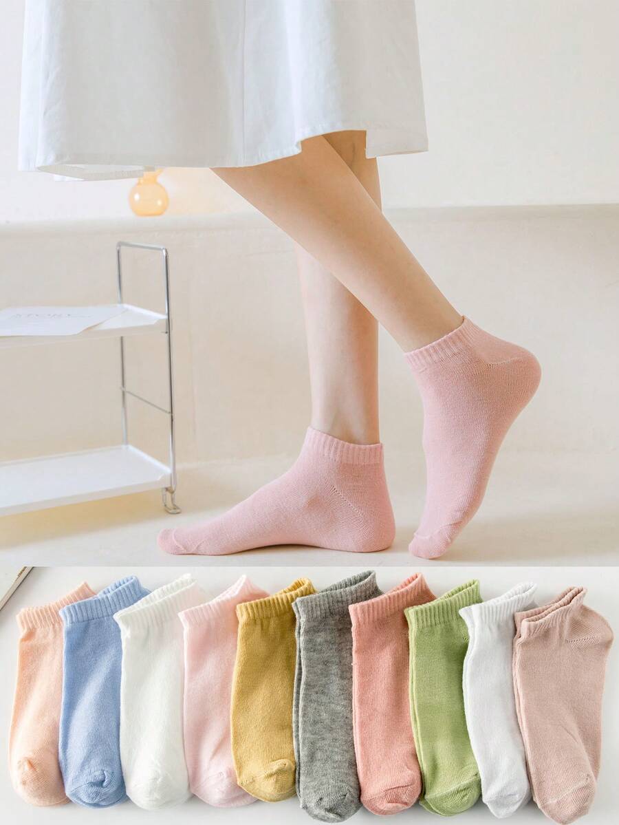 10 Pairs/5 Pairs/1 Pair Of Women's Socks Short, Invisible Socks, White Socks, Women's Socks, Cute Socks, Girls Socks, Black Socks, Cartoon, Skirt Pocket Design, Moisture Wicking, Soft And Smooth, Suitable For Various Festivals, Sports, Leisure, Business And Other Daily Wear, Can Be Worn All Year Round, And The Color Combination Is Convenient.