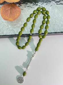 1pc 45pcs 10cm Acrylic Prayer Beads Misbaha, Faux Amber - Multicolor - View 27