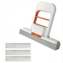 Ergonomically Designed Handheld Lazy Mini Mop, Household Kitchen And Bathroom Water And Oil Stain Cleaning Mop, Hands-Free Sponge Mop, Foldable Storage - Multicolor - View 13