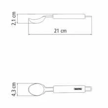 Colher Concha Pegador De Sorvete Inox Bola Profissional Tramontina