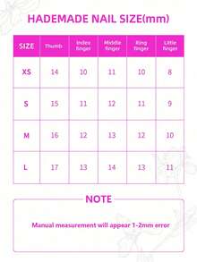 10片装短款杏仁形亚克力美甲贴纸，手工制作，甜美少女风美甲，适合女性和女孩在节日派对上佩戴。纯手工制作，可重复使用，包含1个迷你指甲锉和1张自粘标签。美甲用品，手工按压式美甲贴片 - 彩色 - 查看 6