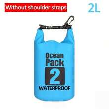 这款最新款女士户外防水包有2升/5升/10升/15升四种容量可选。采用耐用防刮PVC材质，这款多功能女士户外斜挎包是一款大容量防水背包，适合潜水、漂流、游泳、海滩活动、峡谷探险、徒步旅行和其他户外活动，满足各种户外收纳需求。也可用于存放泳池玩具、露营用品、露营必备品、旅行必备品、露营装备，是馈赠亲友的理想之选。