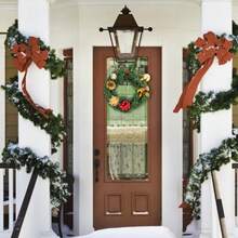 3pcs Natural Grapevine Wreath Rattan Wreath Dried Round Ring For DIY Christmas Craft, Front Door Wall Hanging, Wedding And Party Decor, Photo PropsTwig