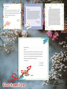 Customized Thank You Cards, Customized Envelope Liner Cards, Customized Gift Cards, Customized Thank You Cards, Wedding Decorations, Wedding Commendation Tags, Customized Name Plates, Customized Gift Tags - Thank You Letter - View 15