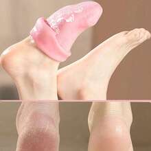 1 Pair Moisturizing Foot Mask , For Essential Oils, For Dry & Cracked Feet Care, Gel Heel Leg Warmers For Foot Moisturizing, Foot Care Socks,Home Anti Slip Socks