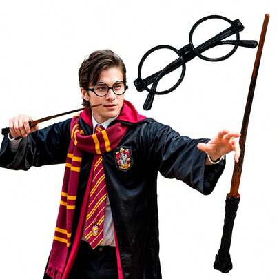 GRUPO CARNAVALLIA Varita Mago Cosplay Varita Mágica Disfraz Fiesta Halloween
