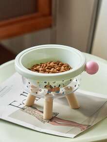 1个高品质宠物碗，防滑防溢猫狗碗，适合客厅、阳台、花园等场所的小型猫狗使用。