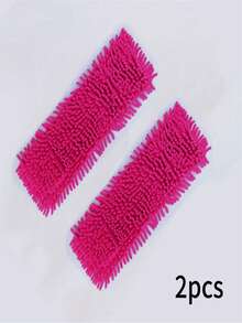 1 件旋转干湿两用 - 雪尼尔平板拖把 - 无需用电，可更换清洁垫，适用于清洁木地板、瓷砖、窗户、厨房、浴室、客厅和卧室，拖把替换垫可水洗重新清洗符合人体工程学设计的拖把 | 雪尼尔清洁垫 - 彩色 - 查看 19