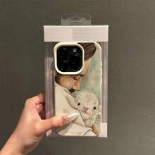 Jesus Holding Lamb Gentle Protection Design Case For  16 Pro Max,  15 Pro Max/14/16 Plus/13 Pro/12/11 – Premium TPU, Stylish And Durable Protective Cover,Suitable For  17 Air - 白色 - 查看 4