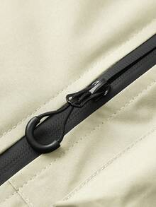 Herren Kapuzenjacke mit Kordelzug aus Softshell, Windjacke für den Outdoor-Sport mit großen Fronttaschen, Reißverschlusstaschen an den Seiten, geeignet für den täglichen Gebrauch, vielseitig und beliebt, Herbst