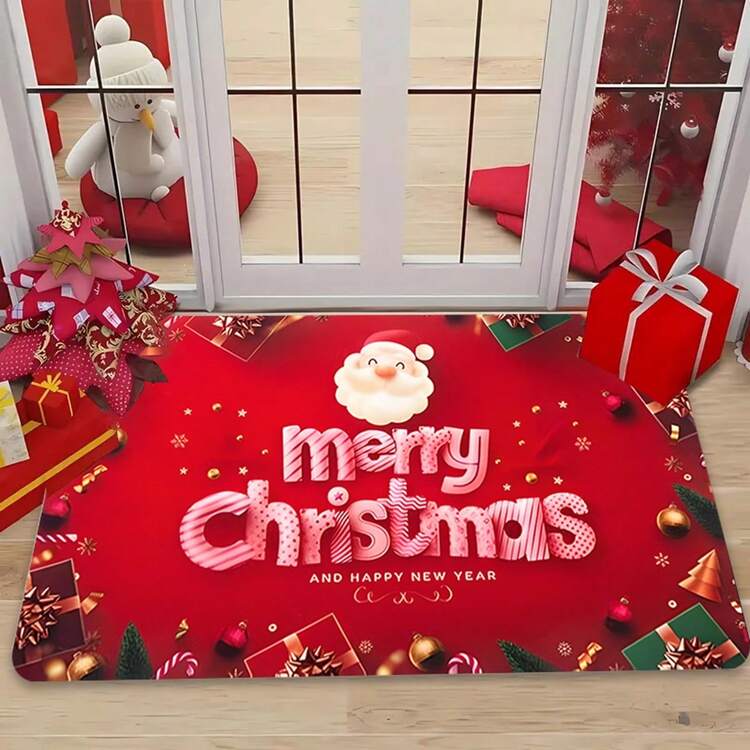 1/2/3 Pcs Thickened 0.47 Inch/1.2 Cm Christmas Kitchen Mat Set - Christmas Decor, Non-Slip Memory Foam Bottom, Suitable For Kitchen, Home Office, Laundry Room, Bathroom Decoration - Multicolor - View 16