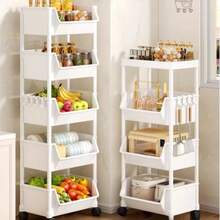 Estantería de almacenamiento para el hogar, estantería de libros, estantería de almacenamiento de juguetes y snacks, carrito móvil para madre y bebé, estantería de almacenamiento de cocina, almacenamiento