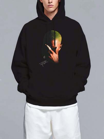 Frank Ocean Blond Graphic T-shirt, Herrtröja med rund hals och rap- och streetwear-motiv, Unisex Casual bomullstoppar med normal passform, Bra vintage hiphop- och retrokläder, Herrtröjor med rund hals och Y2K-musikgrafik