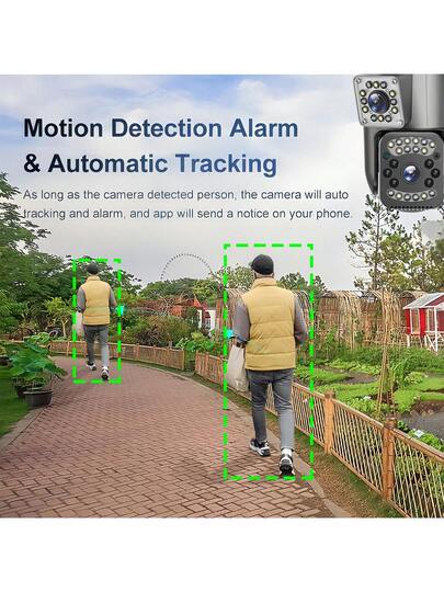 SWVW 4K 8MP 10X Zoom Dual Lens 4G IP Camera Night Vision Ai Human Detect PTZ Outdoor Video Camara Wireless V380 Pro CCTV Security Protection,Supports Sim Card RJ 45 Connection,4G Indoor Home view 10