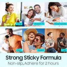 Tiras blanqueadoras de dientes, cuidado de la higiene oral, tiras blanqueadoras elásticas de doble cara, pastillas blanqueadoras, blanqueamiento de dientes en casa, kit de blanqueamiento, contiene xilitol, elimina manchas amarillas, manchas de café y vino tinto, regalo para el hogar y viaje Pasta de dientes - Azul - Ver 3