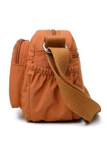 1pc New Fashion Solid Color Nylon Material Large Capacity Zipper Closure Multi-Color Optional Durable Adjustable Shoulder Strap Casual Backpack, Suitable For Daily Commute, Work, Business, Cycling, Walking, Carrying Kids - Multicolor - View 9