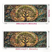 1 Set 30x60cm Or 40x80cm Life Tree DIY Diamond Painting Full Round Diamond Mosaic 5D Diamond Embroidery World Tree New Arrival Nordic Decor, Frameless - Multicolor - View 4