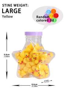 Star Shaped Resin Animal Ducklings, Miniature Animal Gadgets, Suitable For Indoor And Outdoor Tabletop Decorations, Fairy Garden Accessories, And Miniature Figurine Decorations. They Are Perfect As Holiday Gifts For Halloween And Christmas Stocking Fillers