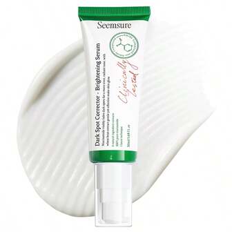 seemsure معالج نقاط السواد، حامض النياسيناميد 50 مل، مصل تفتيح البشرة مع ترطيب عميق، حمض الهيالورونيك، مضاد للشيخوخة، القمح لتبييض البشرة والبقع الداكنة، البابايا للنساء والرجال