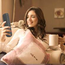 Remote Control Covers Remote Case For , Battery Cover For  Smart TV Steaming Stick, Silicone Protective Controller Remote Cover Universal Sleeve Skin Black - màu đen - Xem 5