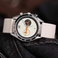 1pc CILOA Wormhole Concept Men's High-End Tritium Gas Quartz Watch, 2025 New Brand Sports Casual Watch For Men