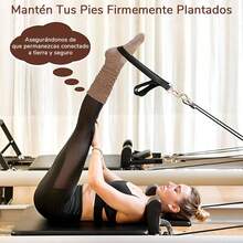 3 Pares Calcetas Pilates Mujer Antiderrapantes, Calcetines de Yoga para Mujeres con Agarre, Calcetas Deportivas Dama Largas Algodón, Pilates Socks, Calentadores de Piernas - 1 - Ver 8