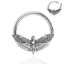 1pc Ear Gauges Skull Butterfly Ear Weights For Stretched Ear Plugs Body Piercing Tunnels Stainless Steel Body Jewelry Halloween - Round - View 14