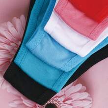 7 Sexy Women's Non Repeating Low Waisted Thong Underwear For A Week - Seven Color Letter Printed Underwear Shorts - Monday, Tuesday, Wednesday, Thursday, Friday, Saturday, Sunday Underwear Shorts - Breathable, Soft, Comfortable Women's Thong Underwear - 彩色 - 查看 7