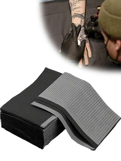 Disposable Tattoo Table At, Tattoo Table Cover Cleaning Pad, Three-Layer Waterproof Tattoo Table Cloth Tattoo Supply Sheet, 200/125/100/50/20/5pieces, Manicure Table Mat, Water-Absorbent Beauty Cleaning Pad, Table Mat, For Tattoo, Manicure, Makeup Tool AndTattoo Supplies