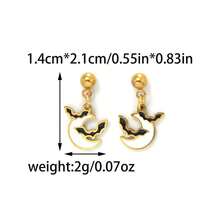 Ghost Earrings Pumpkin Dangle Earrings Halloween Jewelry For Women Spooky Halloween Costumes Accessories