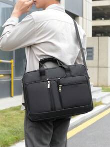 NEWHEY Tactical Laptop Bag 15.6 Inch Laptop Briefcase Men Business Computer Bag Large Laptop Case Waterproof Military Shoulder Messenger Bag Work Office Travel Office Bag Bible Bag