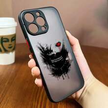 ,  IPhone Case, Anime Tokyo G-Ghoul K-Kaneki Ken Matte Phone Case For IPhone 16 16E 15 14 13 12 11 Pro XR XS X 8 7 SE Plus Max Clear Hard Cover - SFBLA01 - 查看 6