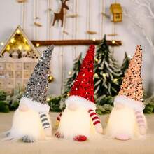 1PCS/3PCS/5PCS Christmas Gnome Handmade Sequins Hat Christmas Decoration Dwarf Christmas Luminous Faceless Doll Ornaments Light Up Elf Fall Gnomes Thanksgiving Table Christmas Gnome Handmade Sequins Hat Christmas Decoration Dwarf Christmas Luminous Faceless Doll Ornaments Light Up Elf Fall Gnomes Thanksgiving Table Decor