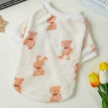 Autumn Flannel Pet Clothes, Dog Clothes, Small Bear Four-Legged Clothes, Cross-Border New Products Dog Clothes