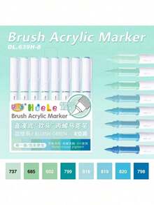 Marcadores de pintura acrílica recién actualizados, primer lanzamiento en línea. Tinta talla grande espesa, flujo talla grande suave, selección de colores talla grande completa. Adecuado para manualidades y suministros artísticos, se puede usar en plástico, vidrio, metal, bambú, lienzo, piedras, cerámica y textiles para manualidades, también adecuado para pintura artística profesional. Un regalo ideal para amigos y familiares.