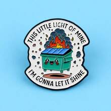 Cute Enamel Pin Lapel Pins Badges On Backpack Women's Brooch Clothes Gift Jewelry Fashion Accessories - NR8889 - Xem 3