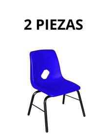 Stacking Chairs - Blue - View 4