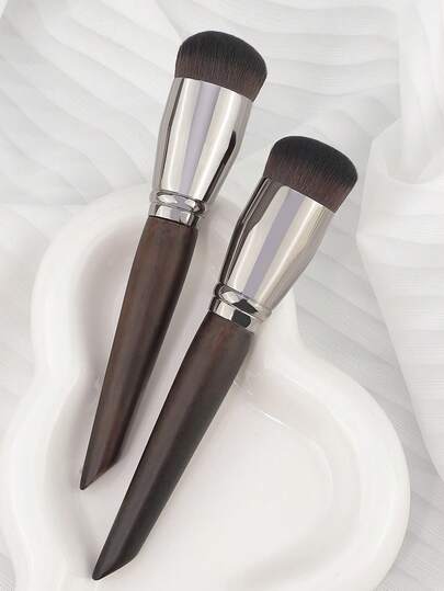 1 Set Professional Makeup Brushes, High-Quality Synthetic Foundation Brush, Blending Brush, Tapered Kabuki Brush, Liquid Foundation Brush, Makeup Applicator