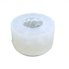 1 件向日葵形状硅胶蜡烛模具，逼真的花瓣设计，高品质可重复使用的柔性模具，适用于香薰蜡烛、石膏、树脂艺术、母亲节、情人节、婚礼、圣诞节、感恩节和生日礼物、蜡烛制作、装饰工艺品 - 白色 - 查看 5