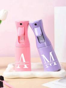 Customized Name Spray, Clear PET Refillable Travel Spray Bottle, Multi-Purpose Fine Mist Spray Bottle For Travel And Business Trip, Makeup Remover Dispenser, Reusable Hair Spray Bottle, Continuous Water Mister, For Hair Styling, Cleaning, Plants, Facial Moisturizing Travel Essentials Vacation Holiday Travel Bottles - Multicolor - View 5