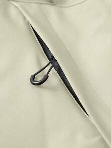 Herren Kapuzenjacke mit Kordelzug aus Softshell, Windjacke für den Outdoor-Sport mit großen Fronttaschen, Reißverschlusstaschen an den Seiten, geeignet für den täglichen Gebrauch, vielseitig und beliebt, Herbst