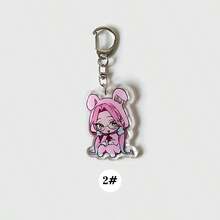 6 móc khóa Acrylic, phụ kiện Anime, mặt dây chuyền điện thoại hoạt hình, móc chìa khóa ô tô, đồ trang trí ba lô học sinh, phụ kiện túi sân khấu người ngoài hành tinh, móc chìa khóa nhung hoạt hình, dây đeo túi quà Halloween có ngăn đựng thẻ ID, phụ kiện ô tô, móc khóa túi - Nhiều màu - Xem 13