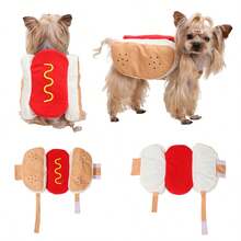 Bộ trang phục thú cưng hình xúc xích ngộ nghĩnh, dễ thương, thích hợp cho mặc hàng ngày, dự tiệc và các buổi tụ họp. - Nhiều màu - Xem 4