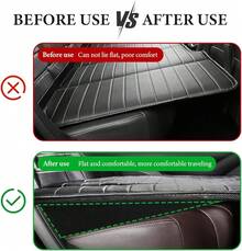 2PCS Cojín de Nivelación de Asiento de Auto, Almohadilla de Espuma Ergonómica Cómoda, Cojín de Asiento de Coche, Diseño Angulado, Almohadilla de Asiento Trasero, Soporte para Silla de Oficina para Alivio del Dolor - 2 piezas - Ver 6