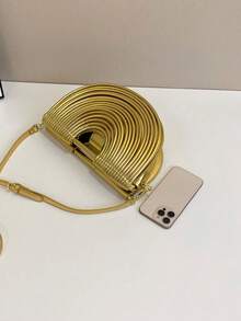 Bolso de mano con diseño de fideos, bolso de mano con forma de dumpling, bolso de hombro para mujer, bolso bandolera