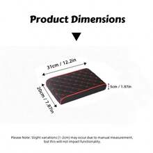 1pc 5cm/2-Inch Thick Car Armrest Pad, Thickened Pad For The Central Armrest Box, PU Leather Material, Beautiful And Generous Star Pattern, Solving The Problem Of Pets Damaging The Car Interior, And Traveling Happily - one-size - View 7