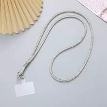 Glitter Neck Lanyard Cases For All Phones And Cases - Silver - View 3