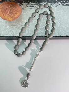 1pc 45pcs 10cm Acrylic Prayer Beads Misbaha, Faux Amber - Multicolor - View 26