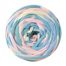 1/3 Pcs T-Shirt Yarn, Woven Fabric Knitted Yarn, Used For Crocheting And Knitting Bags, Cushions, Dolls, Handicraft Crochet Projects - Multicolor - View 141
